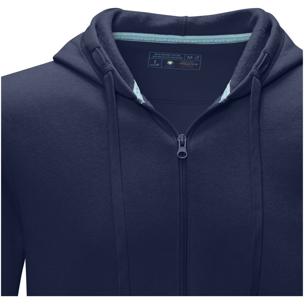 Ruby Hoodie mit durchgehendem Reißverschluss aus Bio-Material für Herren