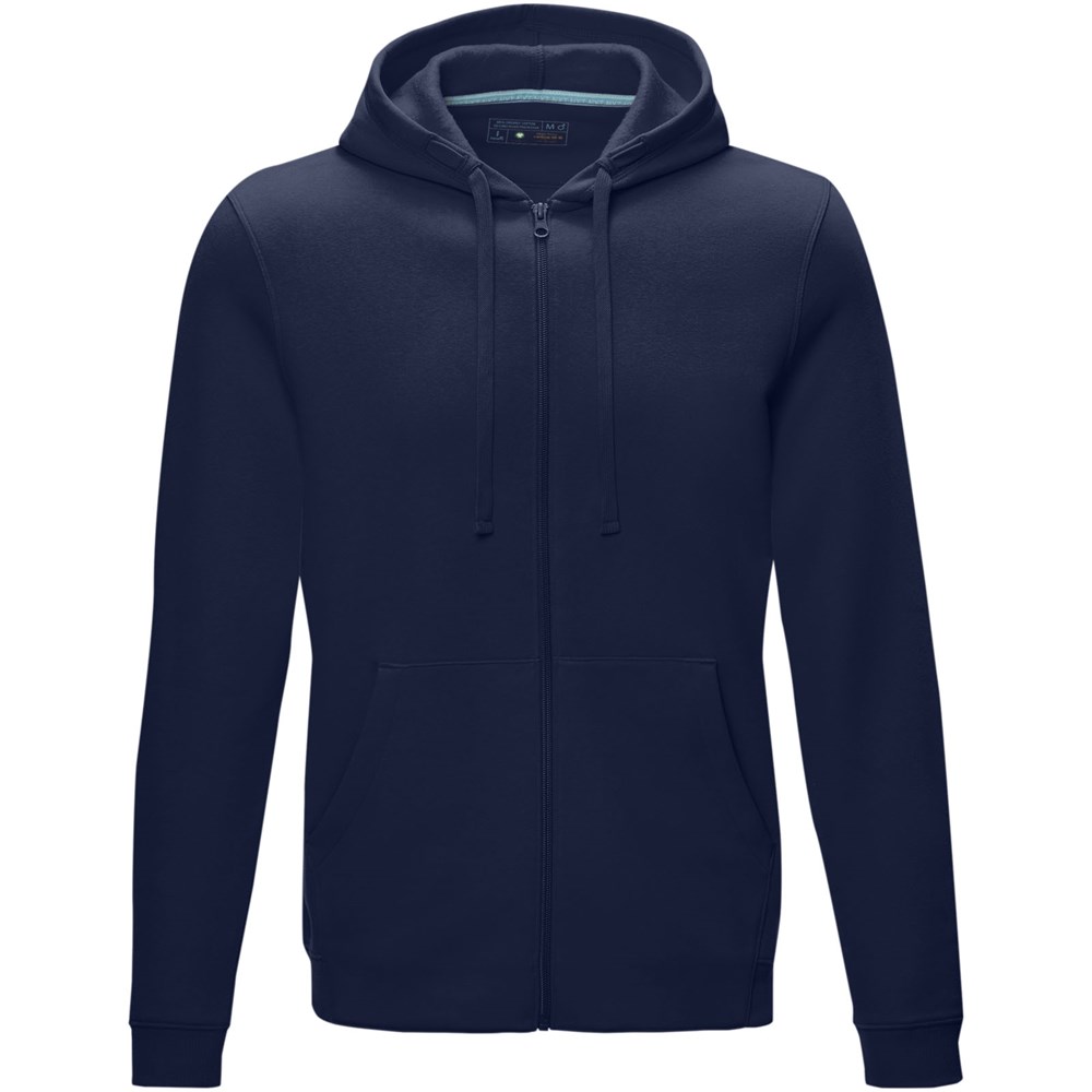Ruby Hoodie mit durchgehendem Reißverschluss aus Bio-Material für Herren
