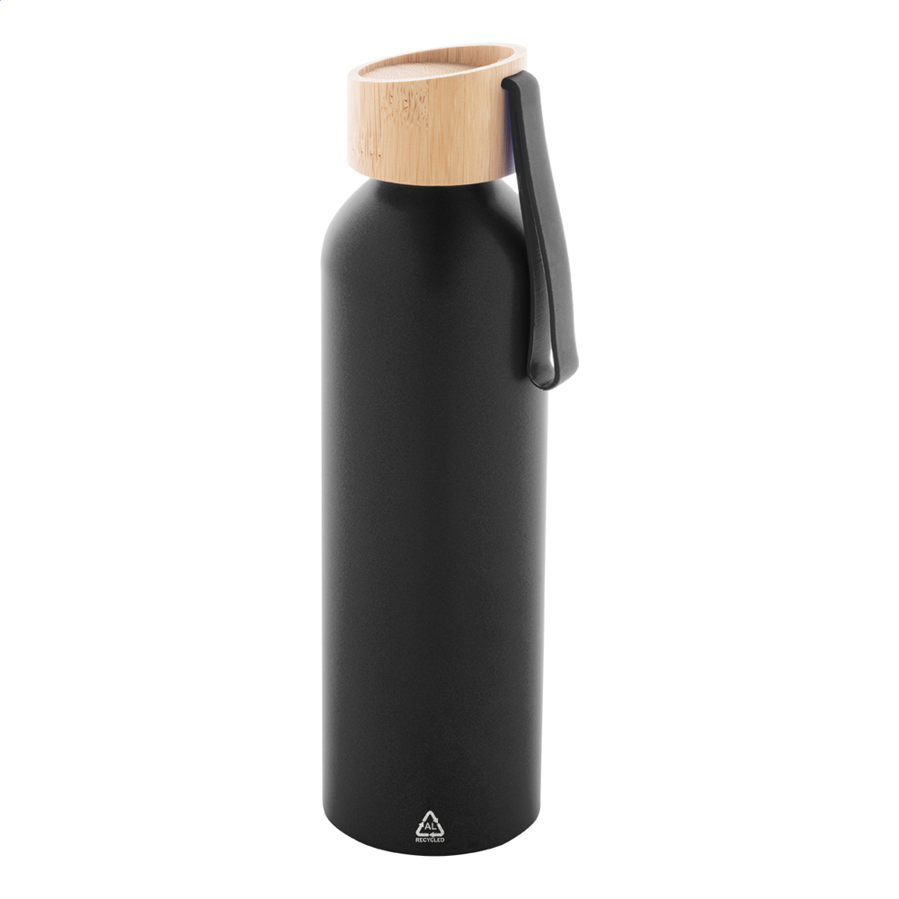 Ralusip Plus - Flasche aus recyceltem Aluminium - schwarz