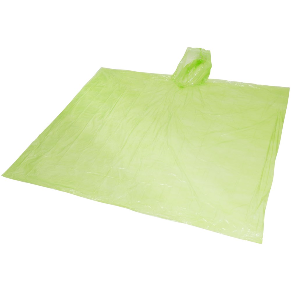 Ziva Einweg Regenponcho mit Hülle - limone